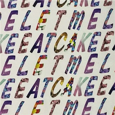 Bomuld romersk digitalt trykt stof