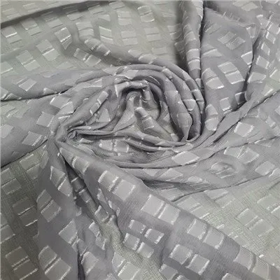 Silkeagtig stræk chiffon stof