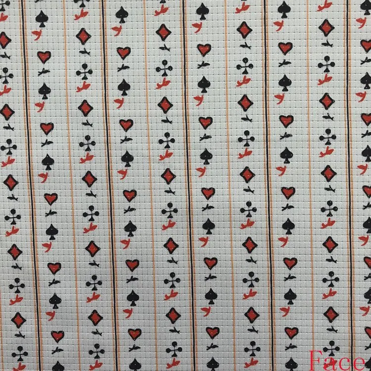 100%P(75D+75D)*(75D+75D) Poker Flower Fabric