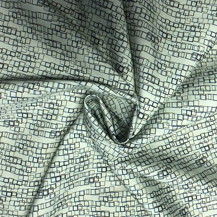 Folde Firkantet Tencel Bomuld Poplin Stoffer